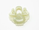 A Group Of Three Chinese Celadon White Jade Pendant - 9