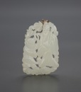 A Chinese White Jade Carved ‘Shuo Lao’ Pendant (Qing Dynasty) - 2