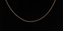 A Four 14k Gold Chain Necklace and One Pendant - 5