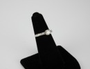 A 0.45 Carat Diamond Mounted 18k White Gold Ring - 4