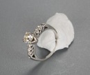 A 0.45 Carat Diamond Mounted 18k White Gold Ring - 6