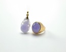 A Natural Lavender Jadeite Ring And A Lavender Jadeite Pendant - 2