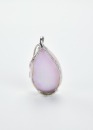 A Lavender Jadeite Pear Shape Pendant - 3