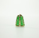 A Semi-Translucant Green Jadeite 'Double Happiness' Pendent - 4