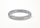 A Semi-Translucent Lavender Jadeite Bangle - 4