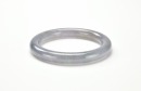 A Semi-Translucent Lavender Jadeite Bangle - 7