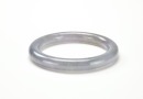 A Semi-Translucent Lavender Jadeite Bangle - 8