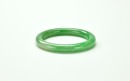 A Semi-Translucent Green Jadeite Bangle - 10