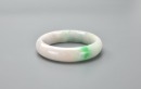 A Green And Light Lavender Jadeite Bangle - 3