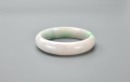 A Green And Light Lavender Jadeite Bangle - 5