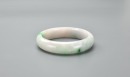 A Green And Light Lavender Jadeite Bangle - 8