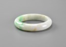 An Apple Green Jadeite Bangle - 5