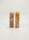 A Pair Of Changhua Heliotrope Engrave Poetry Seals - 2