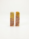 A Pair Of Changhua Heliotrope Engrave Poetry Seals - 4