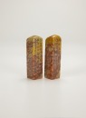 A Pair Of Changhua Heliotrope Engrave Poetry Seals - 5
