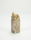 A Shoushan Stone Carved &lsquo;Figure And Horse&rsquo; Seal - 3