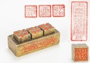 A Group Of Four Bronze Seals