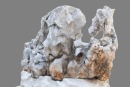 A Large Taihu Stone With Original Stand, - 5