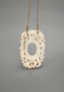 A Chinese White Jade Carved Chilung Pendant.