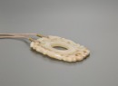 A Chinese White Jade Carved Chilung Pendant. - 3