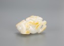 A Fine Russet White Jade Carved Beast. - 7