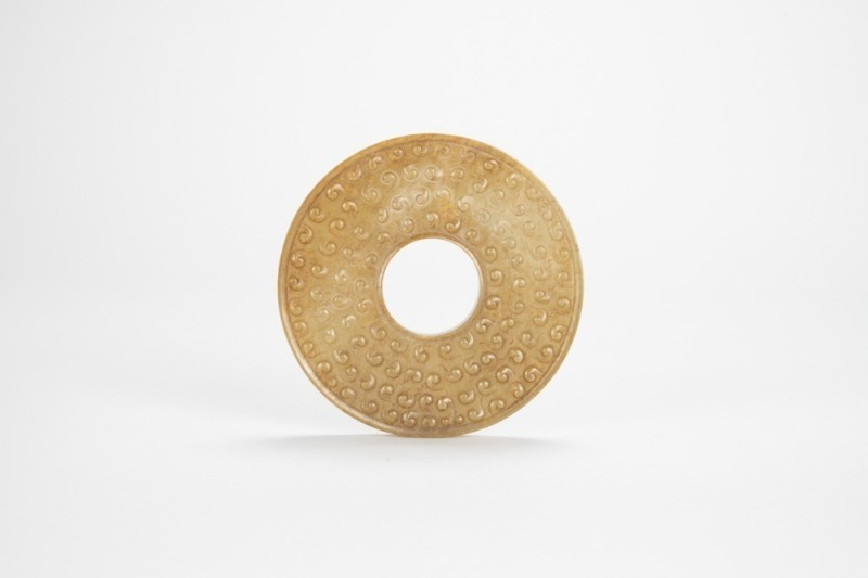 A Jade Disc. Han Dynasty