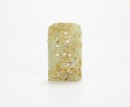 A Chinese Russet White Jade Carved Three Ram Plaque.