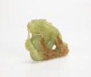 A Chinese Yellowish White Jade Caved Dragon - 5