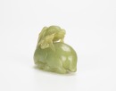 A Chinese Yellowish White Jade Carved Deer. - 7