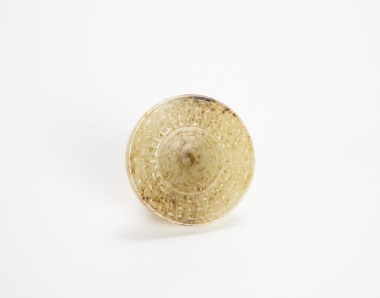 A Chinese White Jade Carved Sword Ornament