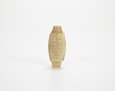 A Chinese White Jade Carved Tube