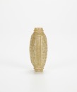 A Chinese White Jade Carved Tube - 4