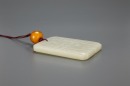 A Chinese White Jade Pendant - 6