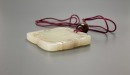 A Chinese White Jade Pendant Carved &lsquo;Shou,Deer&rsquo;. - 5