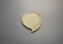 A Chinese White Jade Peach Shape Box And Cover. Qing Dynasty