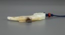 A White Jade Carved Tiger Pendant - 3