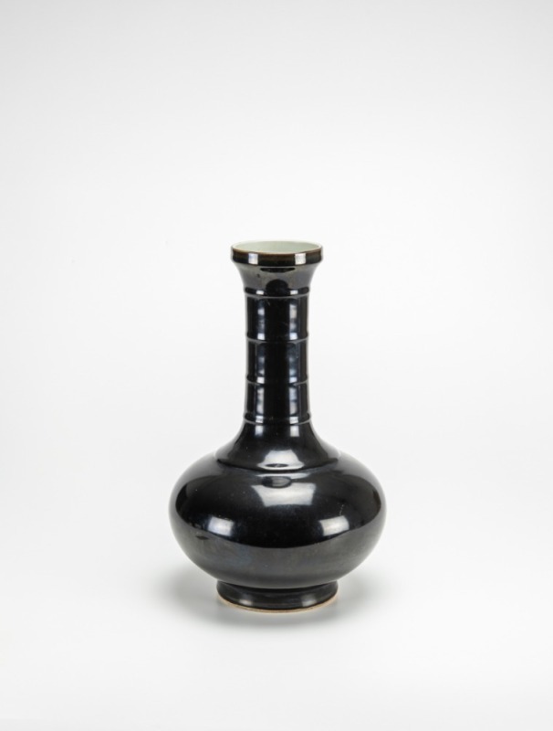 A Chinese Black Glazed Vase.