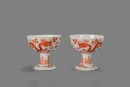 A Pair Of Chinese Iron-Red &lsquo;Dragon&rsquo; StemcuPcs. - 2
