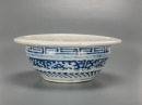 A Blue And White Flower Pot. Late Qing Dynasty - 3