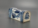 A Group Of Two Blue And White Porcelain Pillows. - 5