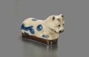 A Group Of Two Blue And White Porcelain Pillows. - 6