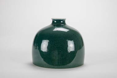 A Chinese Green Glazed Beehive Water Pot.