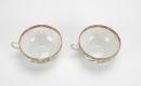 A Pair Of Chinese Guangcai Glazed &lsquo;Figures And Flowers&rsquo; Cup And Cup holder (4Pcs). - 6