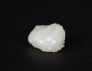 A White Jade Carved &lsquo; Flying Bat Pumpkin Pendant. - 3