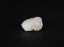 A White Jade Carved &lsquo; Flying Bat Pumpkin Pendant. - 6