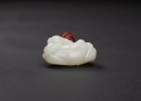 A Fine Russet White Carved &lsquo; Two Lions&rsquo; Pendant. - 5