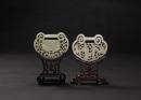 A Group Of Two White Jade Carved &lsquo; Longevity Lock&lsquo; Pendants - 2