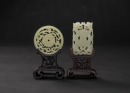 A White Jade And Green - White Jade Carved &lsquo; Chilongs&rsquo; Pendants - 2