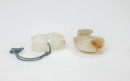A Russet White Jade Carved &lsquo;Dragon Head&rsquo; Beltbuckle And Fine Russet Tiger Pendants - 7