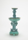 A Teal Green Robin - Egg Candle Holder. - 2